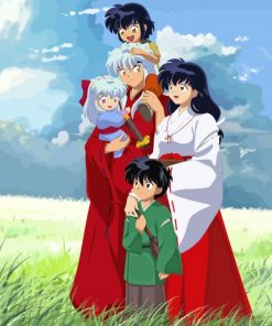 Inuyasha Family paint by numbers