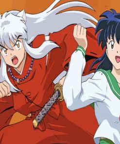 Inuyasha Manga Serie paint by numbers