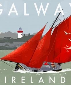 Ireland Galway paint by number