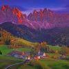 Italian Alps paint by numbers