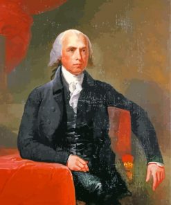 James Madison US President paint by number