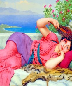 John William Godward Noon Day Rest paint by numbers