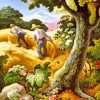 July Hay By thomas hart benton paint by numbers