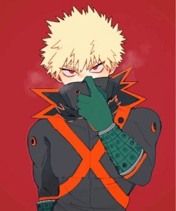 Katsuki Bakugo My Hero Academia Anime Paint by numbers