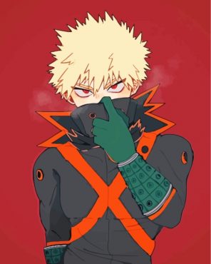 Katsuki Bakugo My Hero Academia Anime Paint by numbers