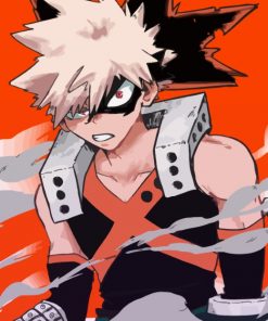 Katsuki Bakugo paint by numbers