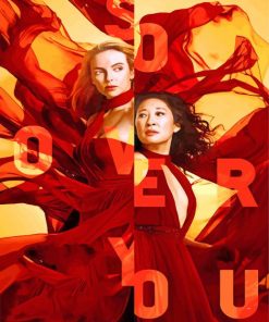 Killing Eve paint by numbers