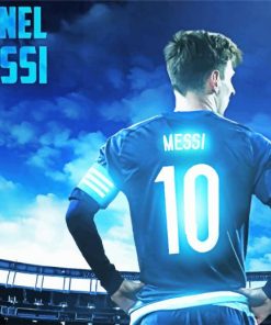 Lionel Messi paint by numbers