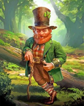 Leprechaun paint by numbers