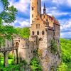 Lichtenstein Castle building paint by number