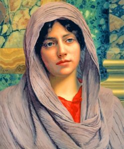 Lycinna By John william godward paint by number