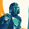 Mandalorian Boba Fett Illustration paint by numbers