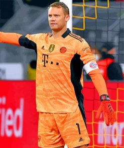 Manuel Neuer paint by numbers