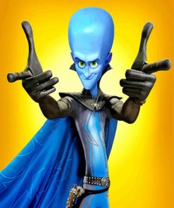 Megamind paint by numbers