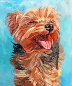 Morkie dog paint by numbers