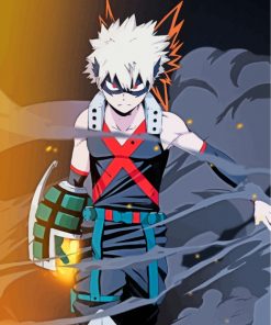 My Hero Academia Bakugo paint by numbers