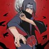 Naruto Itachi paint by numbers