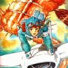 Nausicaa Of The Valley Of The Wind Manga paint by numbers