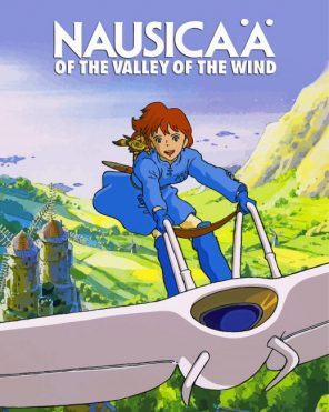 Nausicaa Of The Valley Of The Wind Manga paint by numbers