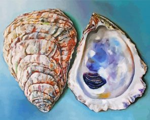 Oyster Shells paint by numbers