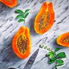 Papaya art paint by number