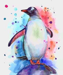 Penguin Art paint by numbers