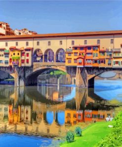 Ponte Vecchio in Florence italy paint by number