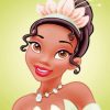 Princess tiana disney paint by numbers