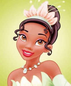 Princess tiana disney paint by numbers