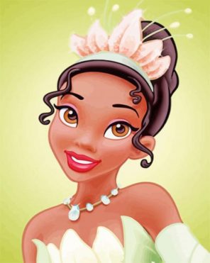 Princess tiana disney paint by numbers