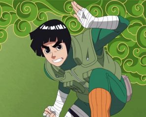 Rock Lee Naruto Anime paint by numbers