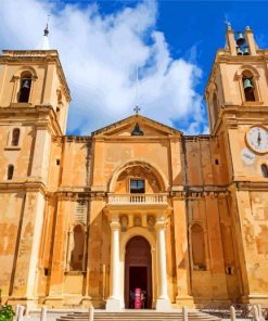 Sliema st john s co cathedral paint by number