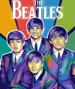 The Beatles Pop Art paint by number