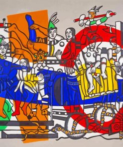 The Great Parade By Leger paint by numbers