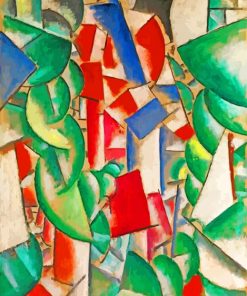 The House In The Trees By Leger paint by numbers