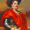 The Proud Cavalier Cesar Auguste Detti paint by numbers