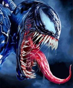 Venom movie paint by number