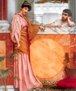 Waiting For An Answerwilliam godward paint by numbers