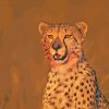 Wild Cheetah Animal paint by numbers