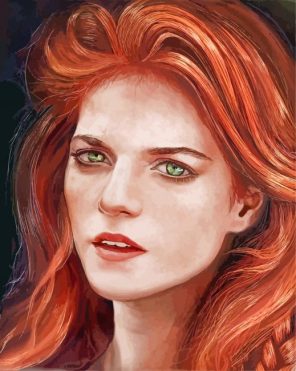 Ygritte paint by numbers