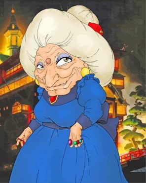 Yubaba Witch Spirited Away s paint by numbers