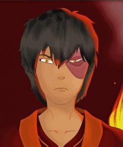 Zuko Avatar paint by numbers