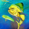 Aesthetic Mahi Mahi Fish paint by numbers