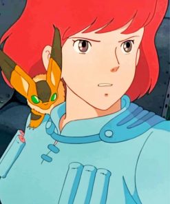 Aesthetic Anime Nausicaa paint by numbers