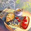 Aesthetic Breakfast paint by numbers