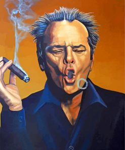 aesthetic jack nicholson art paint by number