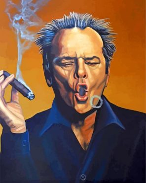 aesthetic jack nicholson art paint by number