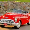 Aesthetic Red Buick Skylark paint by numbers