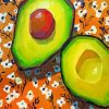 avocado art paint by number