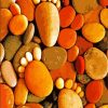 Beige And Brown Pebbles paint by numbers